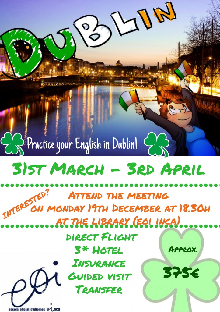 Cartell viatge Dublin